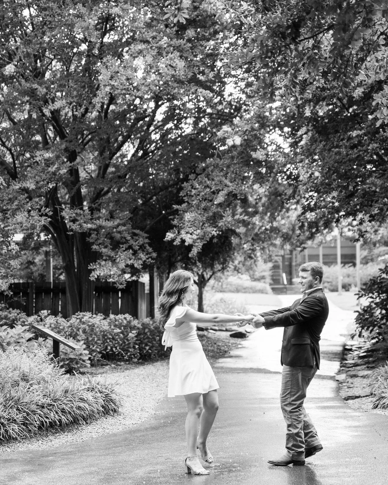 Sometimes it rains during sessions even when the skies seem clear. So the only thing you can do is to either end the session or have a little fun! My choice is always the fun.