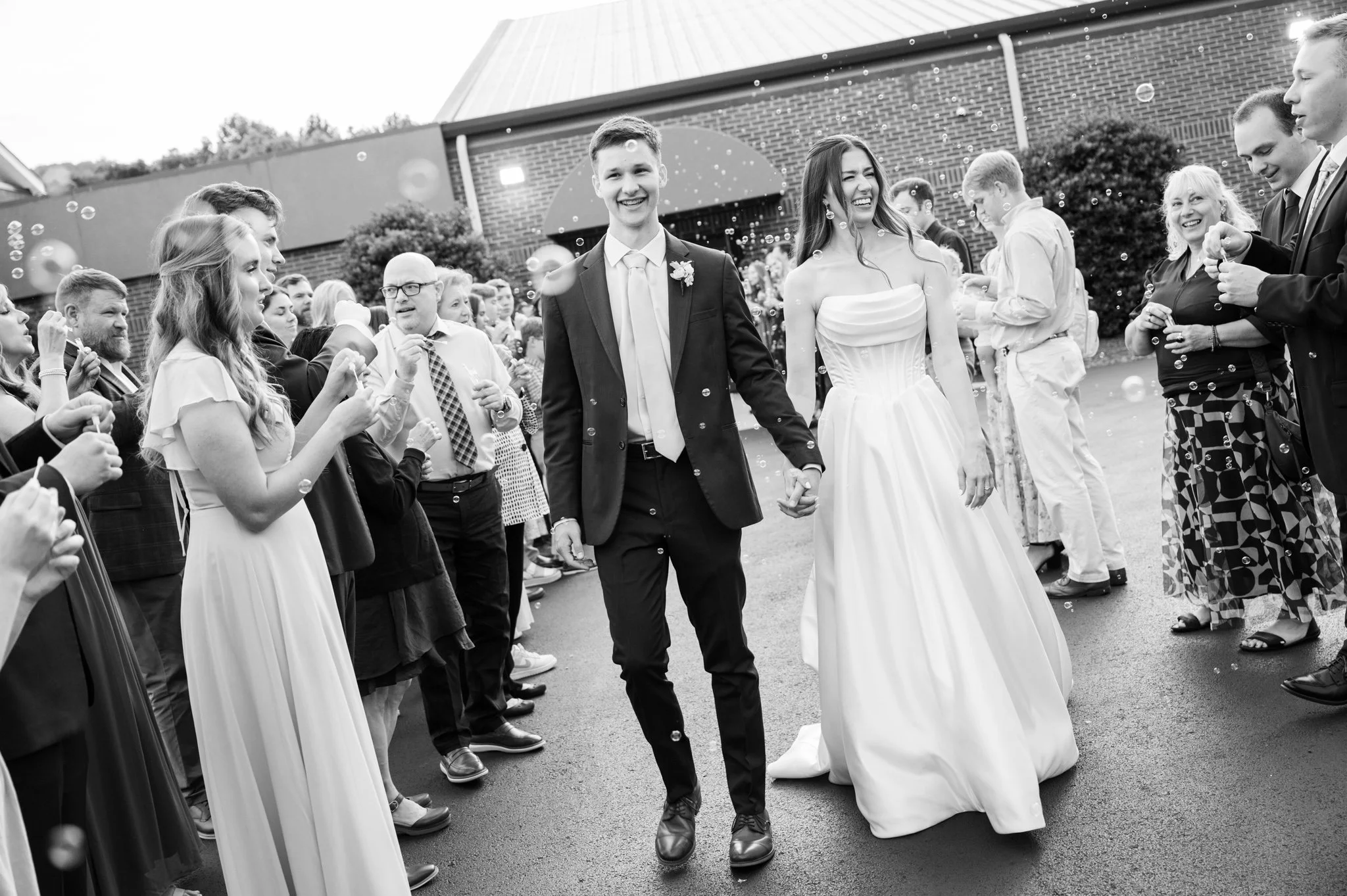 Planning a sparkler exit? Check with your venue first. Not all allow them or maybe it will still be light outside when you leave, but there are magical alternatives (think cold sparklers, floral confetti, or bubbles). Which exit would you choose?