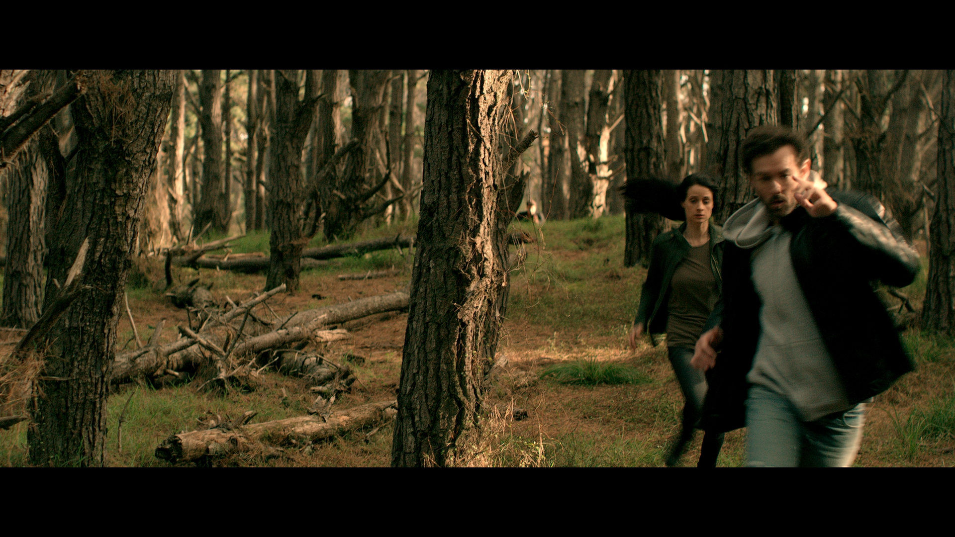 This was an interesting scene as the previous shots were shot in almost darkness on another day! I was struggling to see anything on the reference movie so this meant lots of RED RAW manipulation and NR to get the best result from the dark scene. I then transitioned the grade to ease the cut from the two scenes then slowly upped the colour and saturation to achieved the magic hour look above. One of my favourite scenes in the movie.