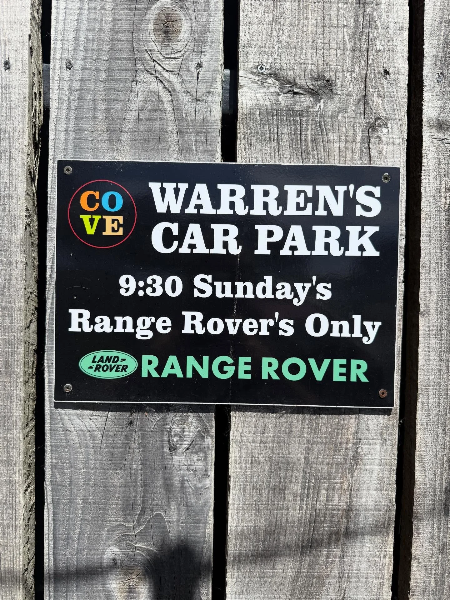 Parked the rental in front of it!