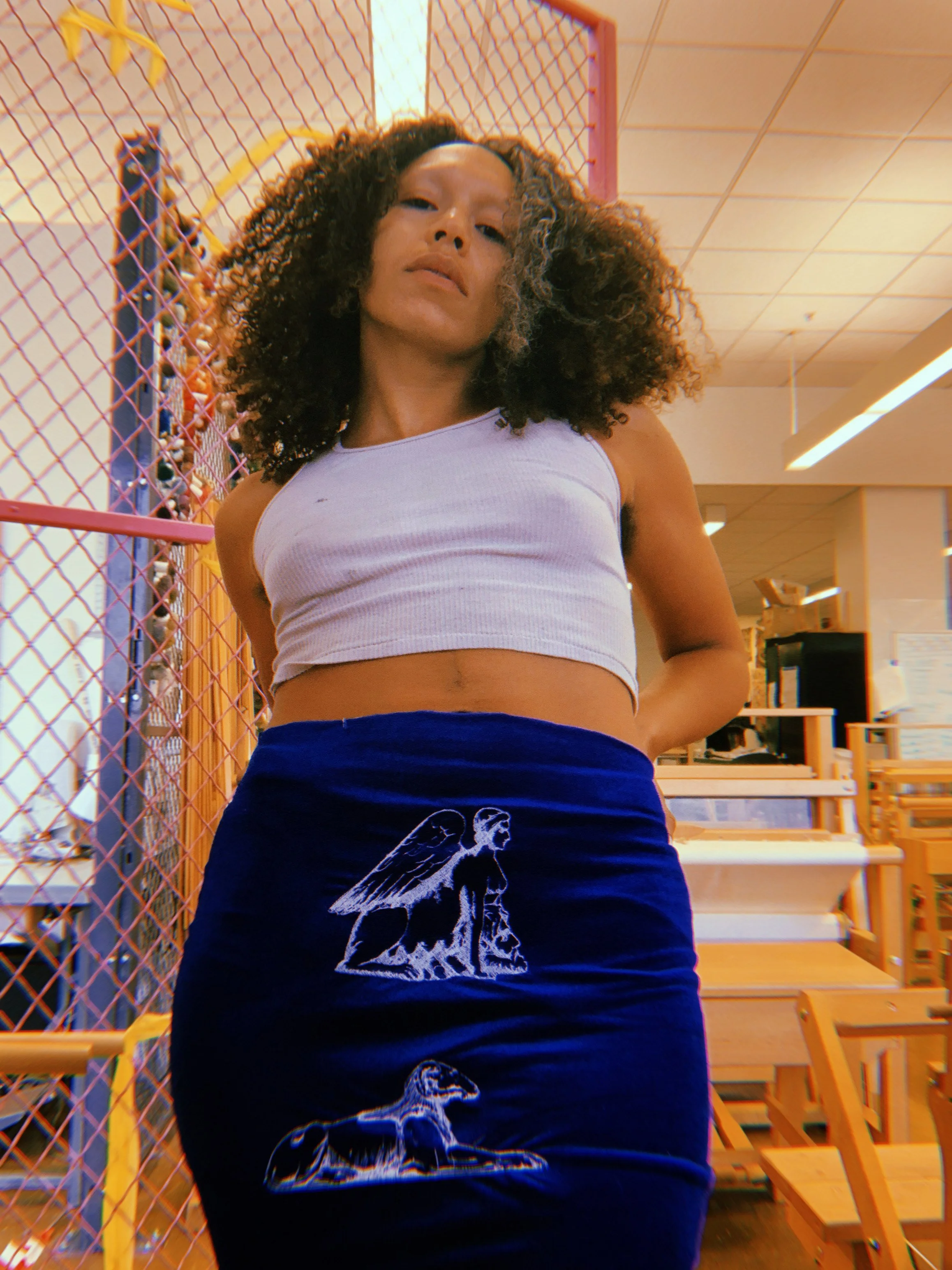 Sacred Sphinx Skirt - M (with stretch)