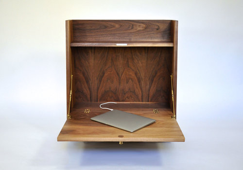 Wfh Desk Modern Wall Mounted Standing Desk Handmade Furniture