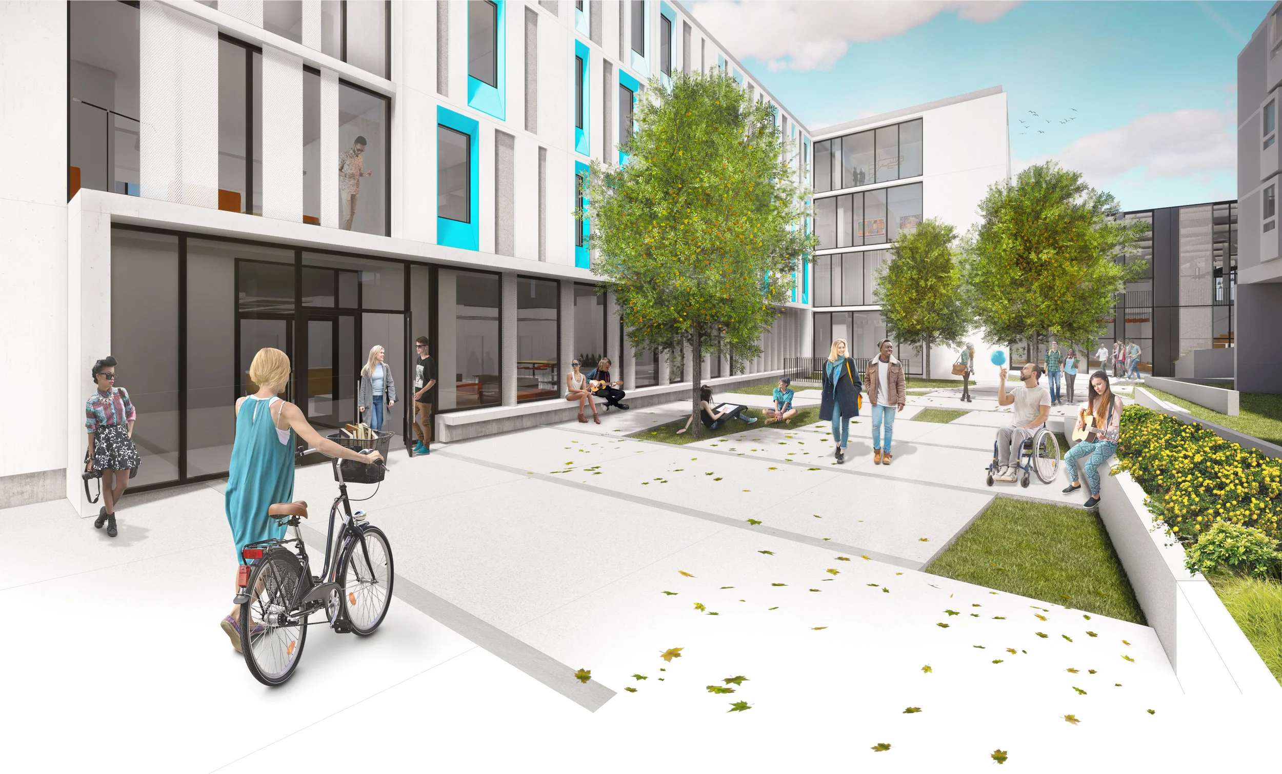 KCAI | interspace courtyard