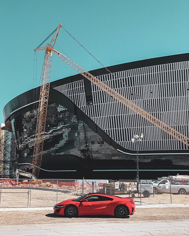 stadium inspired by the architecture of cars #hntb
