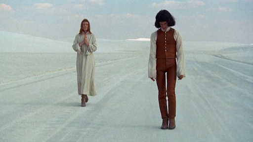 Nico and Philippe Garrel in the film La Cicatrice Intérieure (The Inner Scar).