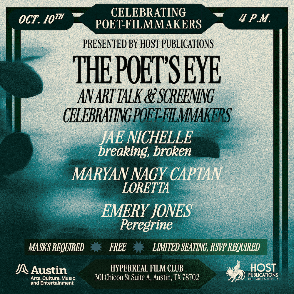 THE POET'S EYE at HYPERREAL FILM CLUB  