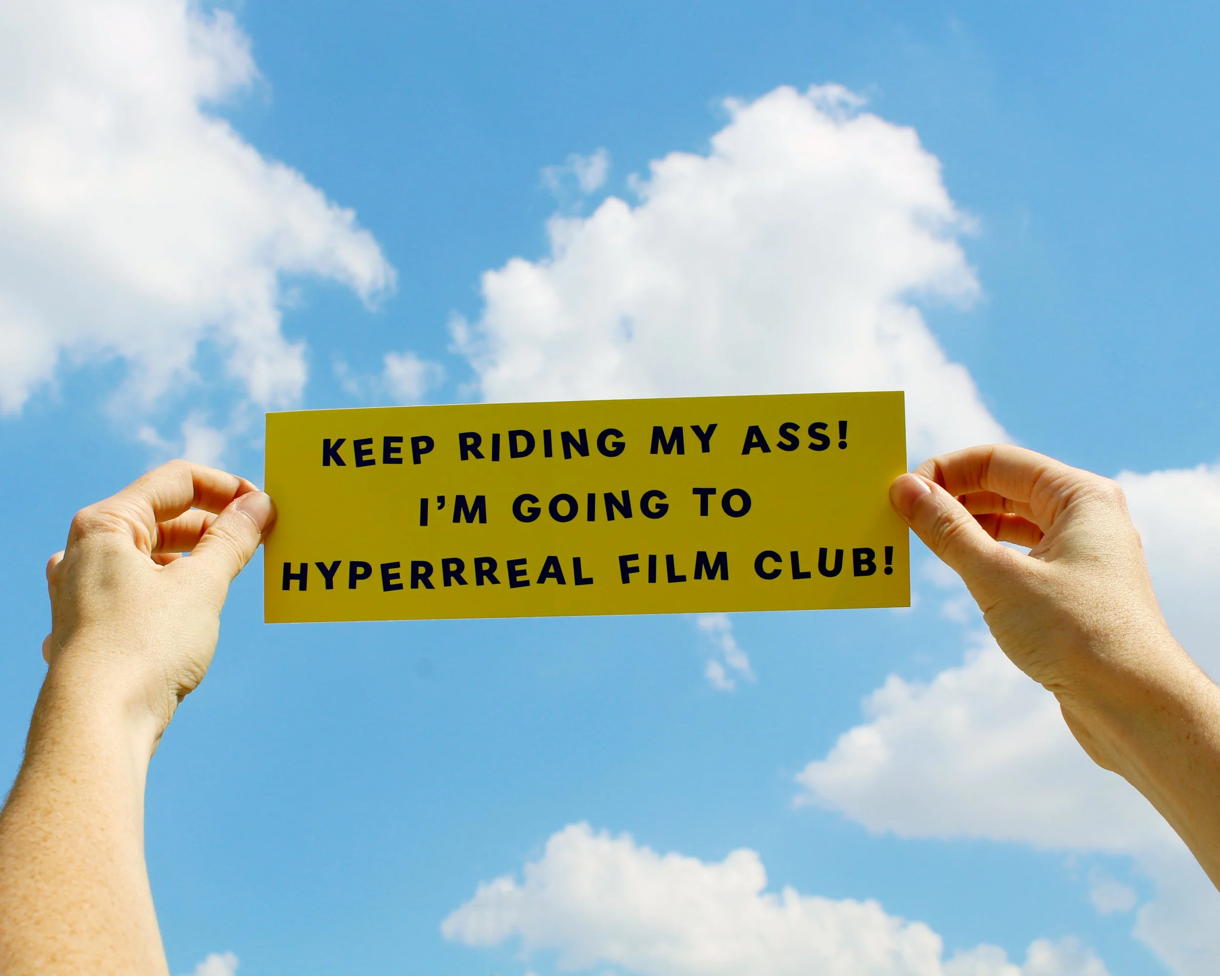 Hyperreal Bumper Sticker