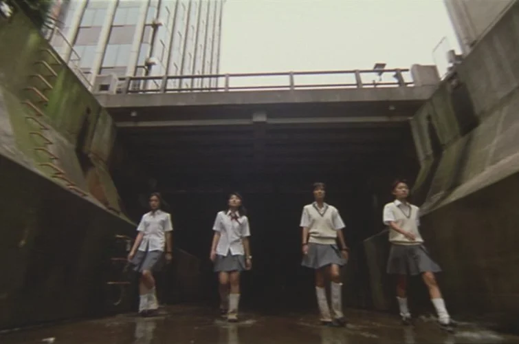 Kirari, Hirono Kudo, Asumi Miwa, and Yukie Nakama in the film 'Love & Pop.'