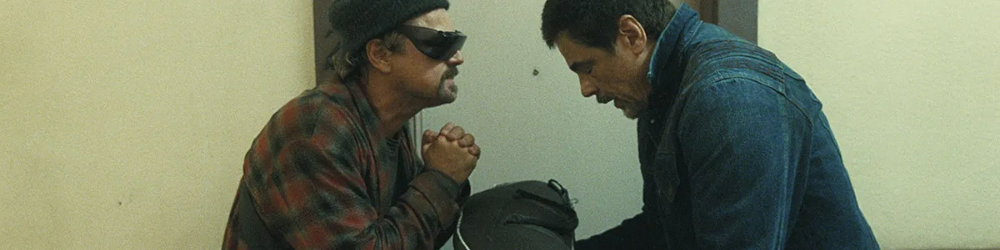 Leo DiCaprio begs Benicio del Toro for assistance in One Battle After Another.