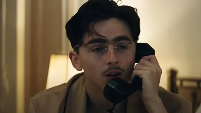 Timothee Chalamet as Marty Mauser, Marty Supreme.
