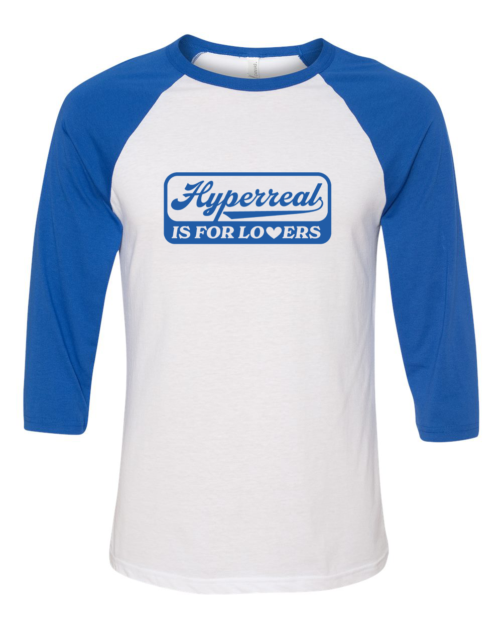 Hyperreal Is For Lovers Baseball Tee