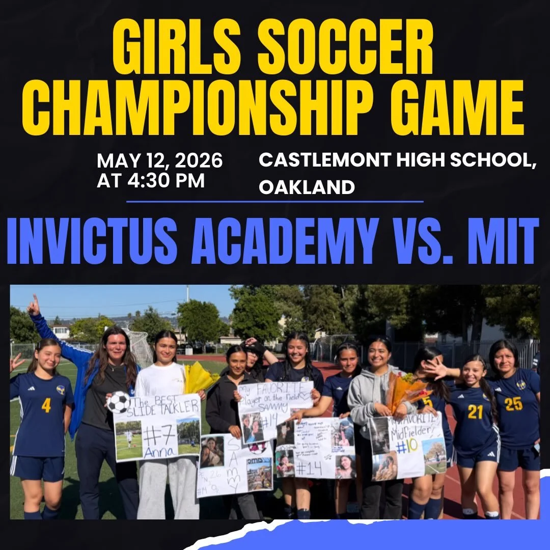 ⚽️ CHAMPIONSHIP BOUND ⚽️
Our girls soccer team is headed to the championship game! 🔥 Come out and support our Phoenixes as they take on MIT today at 4:30 PM at Castlemont High School in Oakland.
We are so proud of this team and all of their hard wor