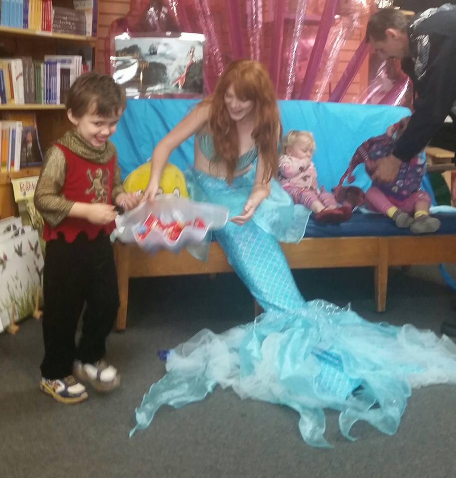 Trick-or-Treat with a Mermaid at Wild Birds Unlimited in Grass Valley California