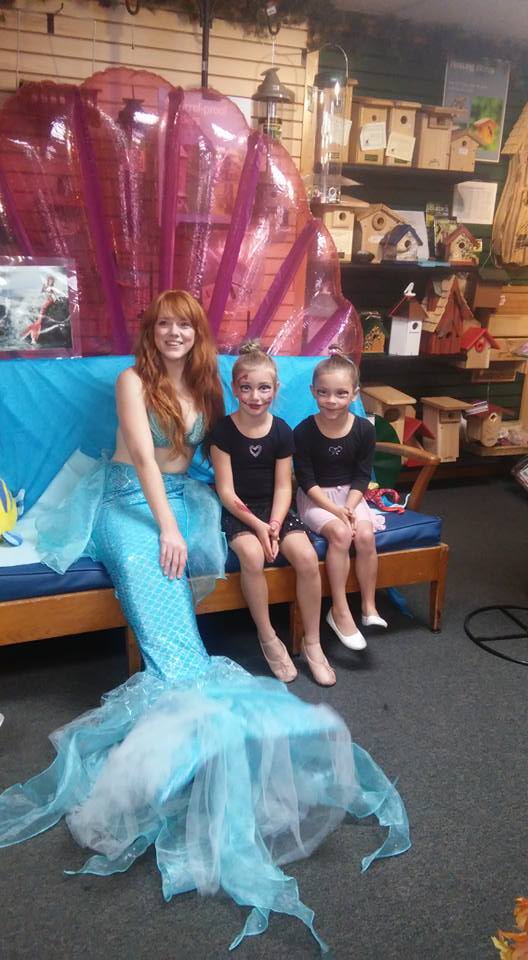 Trick-or-Treat with a Mermaid at Wild Birds Unlimited in Grass Valley California