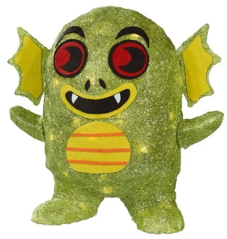 Lit Halloween Sisal Creature