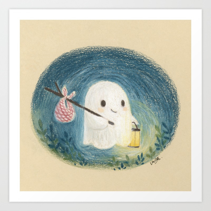 Little ghost in the night by Laure S