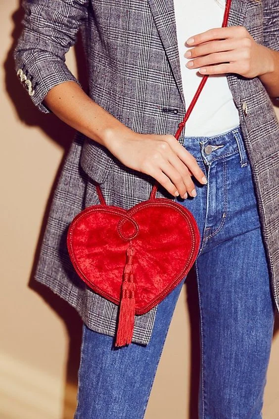 Lovestruck Velvet Crossbody