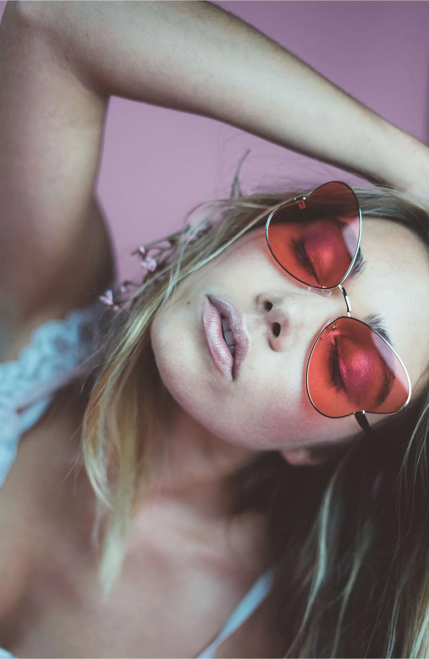 56mm Heart Sunglasses