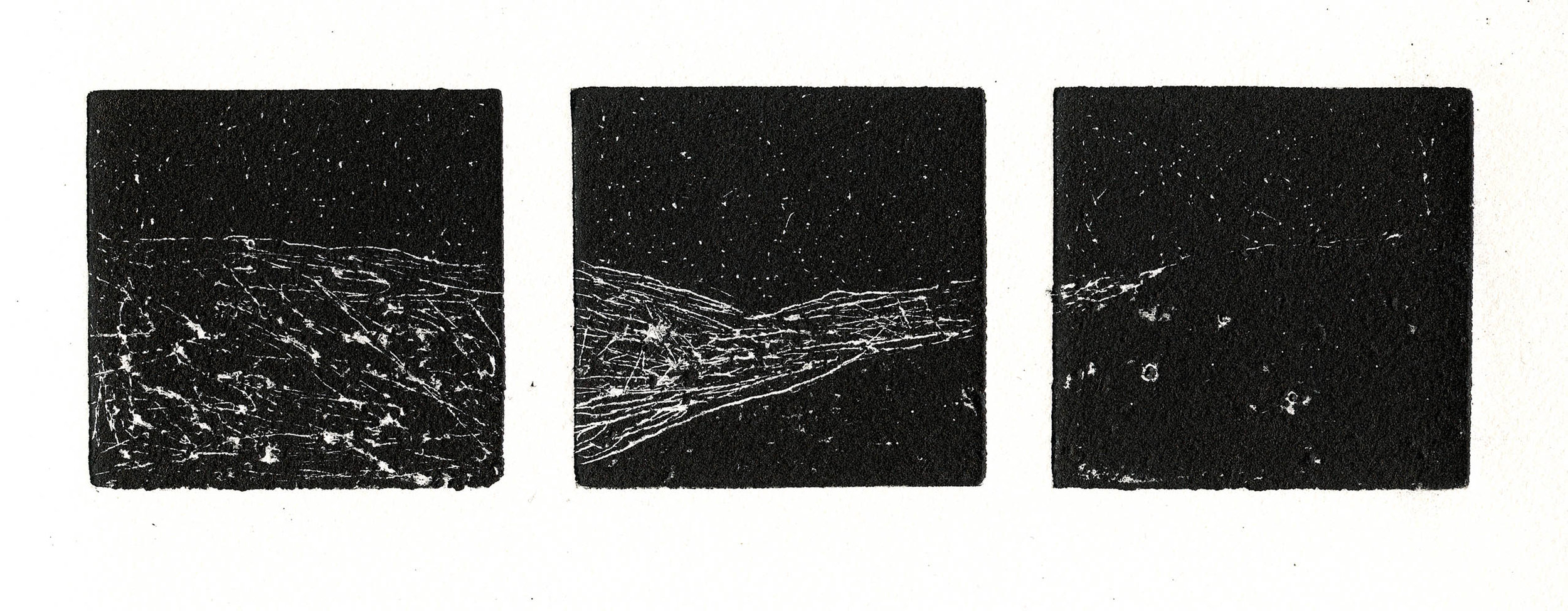 Intergenerational, Collagraph Print by Melody Overstreet