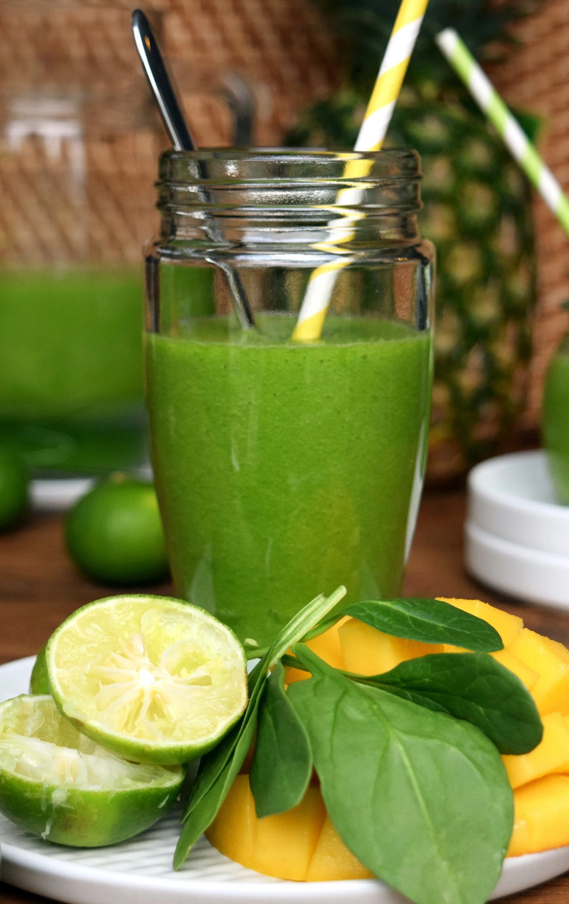 Tropical Green Goddess Smoothie