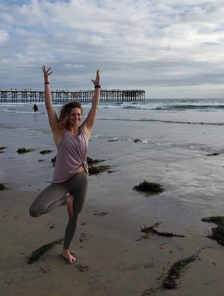 Yoga Instructors Vertical Hold