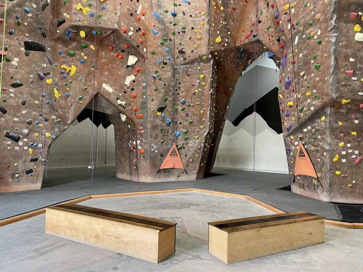 Vertical Hold Rock Climbing