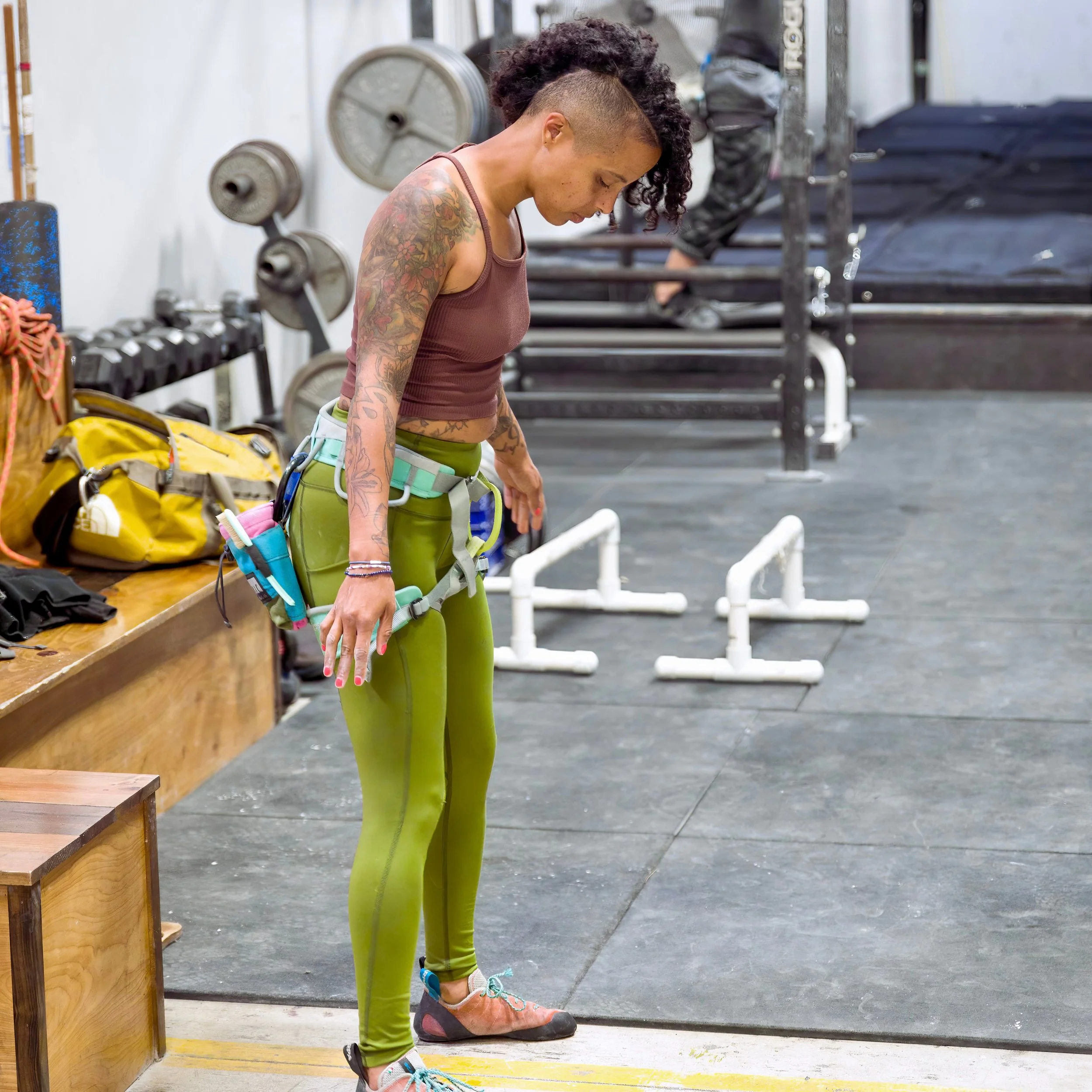 Climbing gear at Vertical Hold