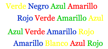 Efecto Stroop