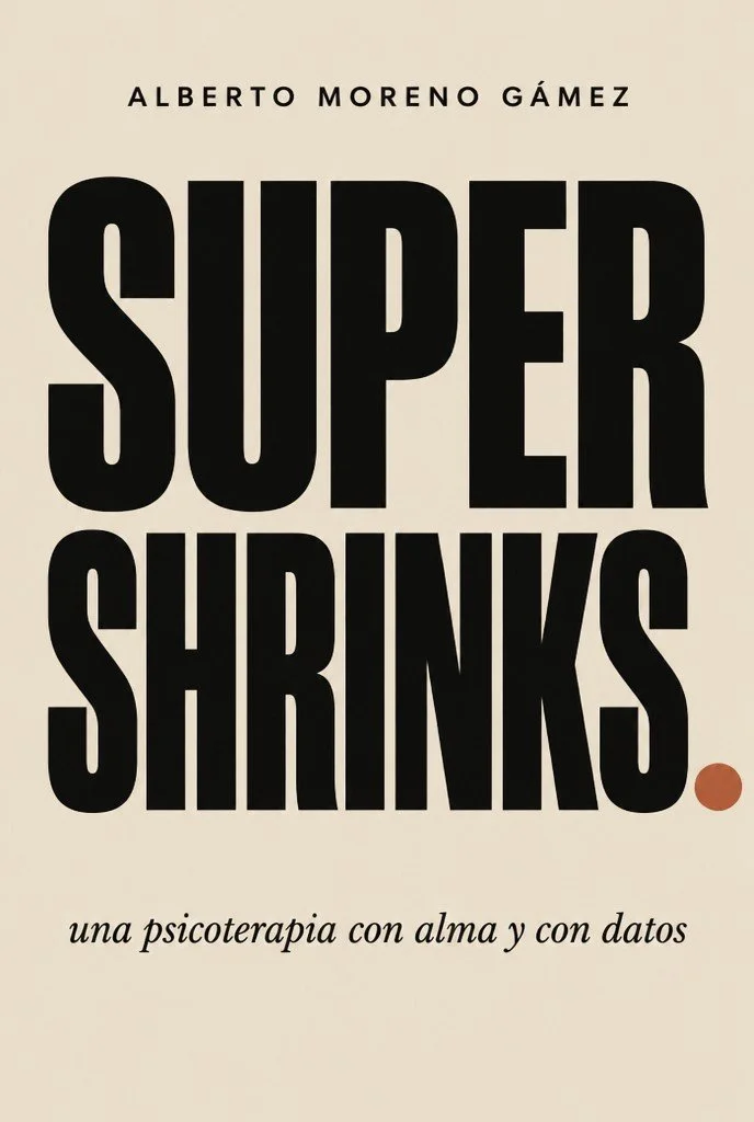 Portada provisional de Supershrinks, de Alberto Moreno Gámez