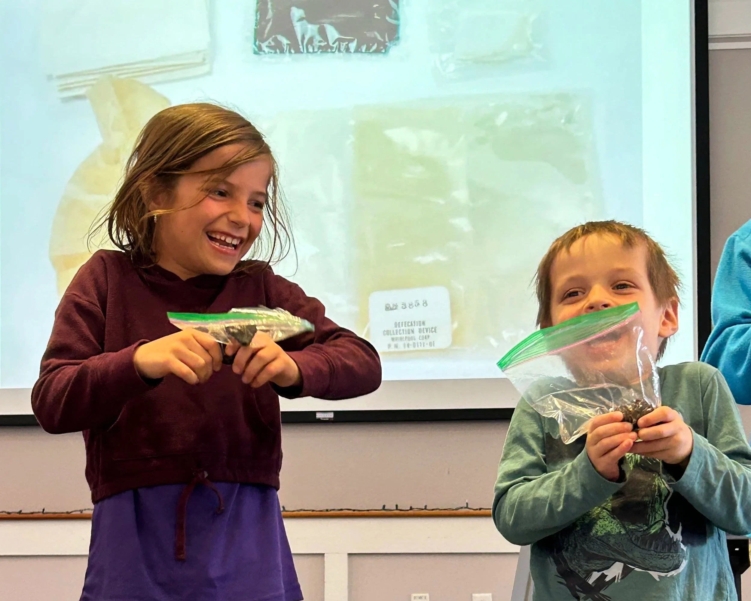 Learning about pooping in space! 