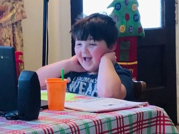 A look of pure delight! 
