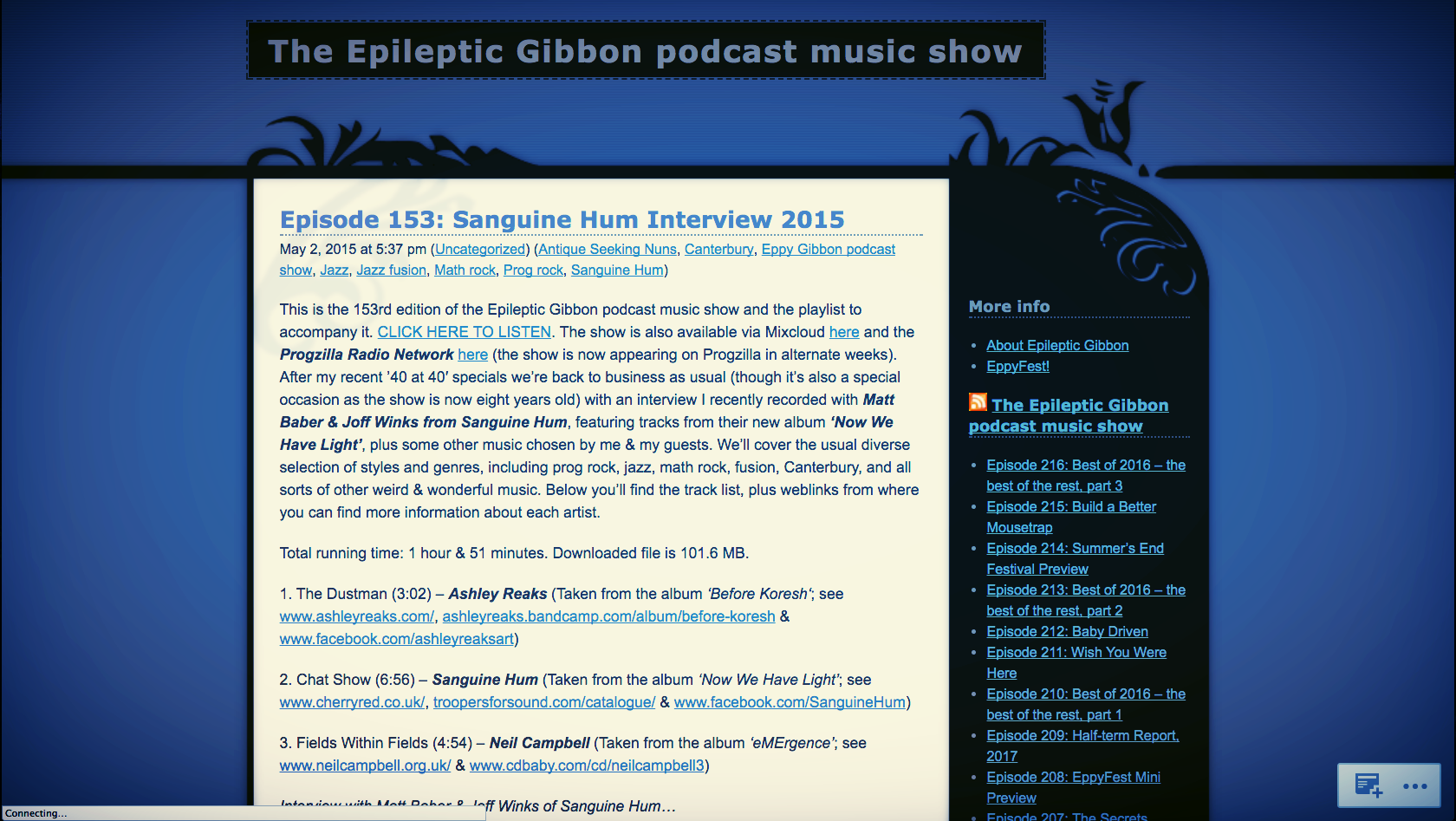 <p><strong>The Epileptic Gibbon Podcast Show</strong>Now We Have  Light<i></i></p>