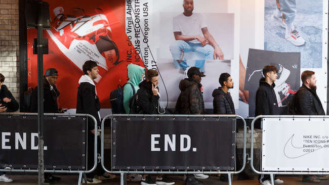 Nike x Virgil x End event at kachette