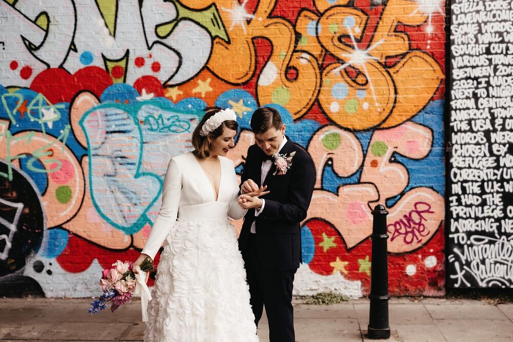 Highlights from Anna + Max wedding at Shoreditch Studios. Amazing photography by former Vogue + Harpers Bazaar picture editor @rebeccareesphotography.

Planner + Stylist + Florist: @halcyonhalcyonltd
Caterer: @caterlondon
Lighting: @ksseventproductio