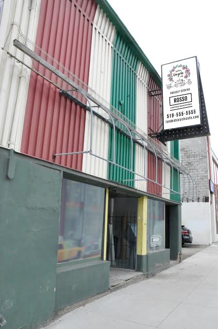 Our storefront is a work in progress, and will be for the rest of the summer. We can't wait to see the final touch ups and paint job. 
