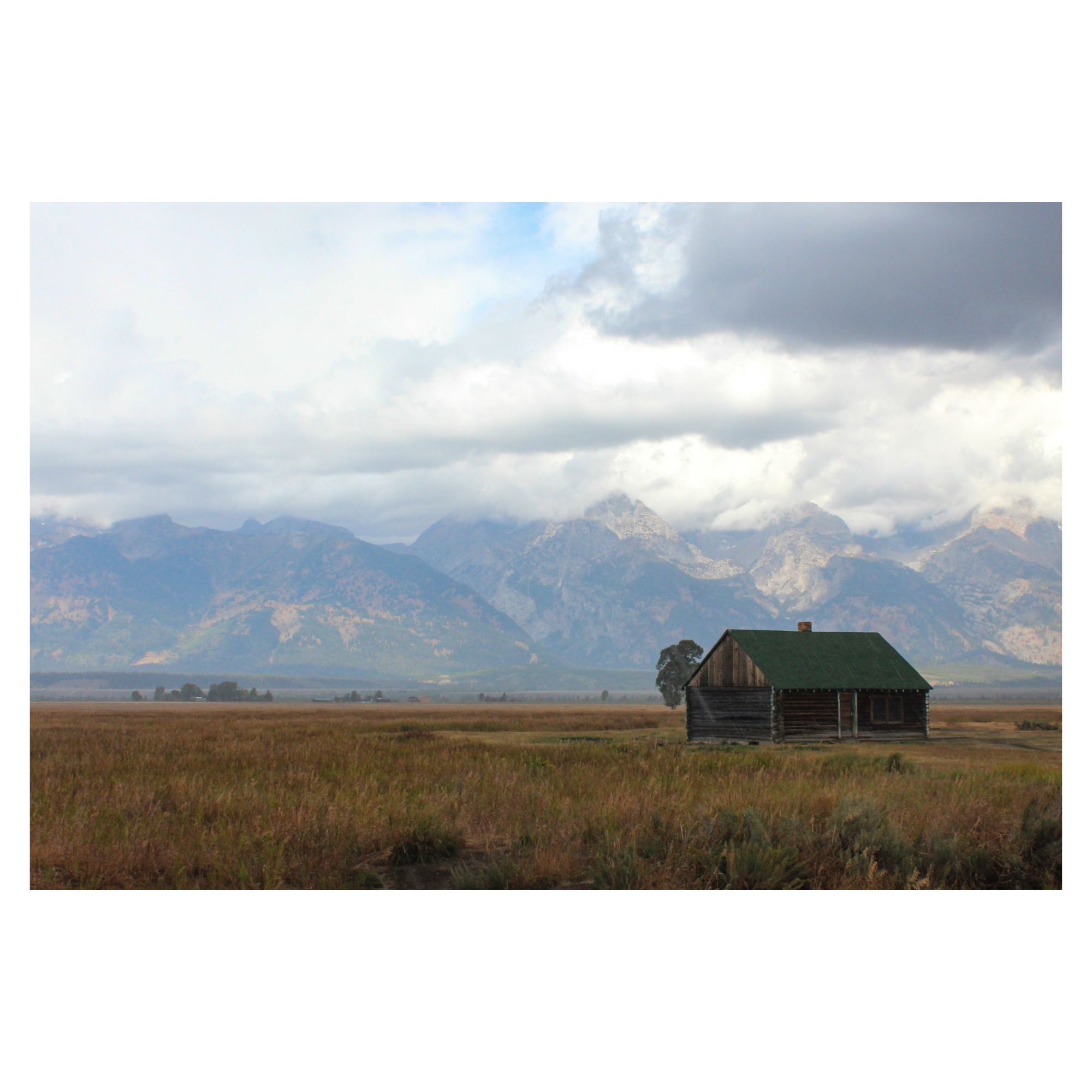 Storm Over Mormon Row Barn | Grand Teton Fine Art Print