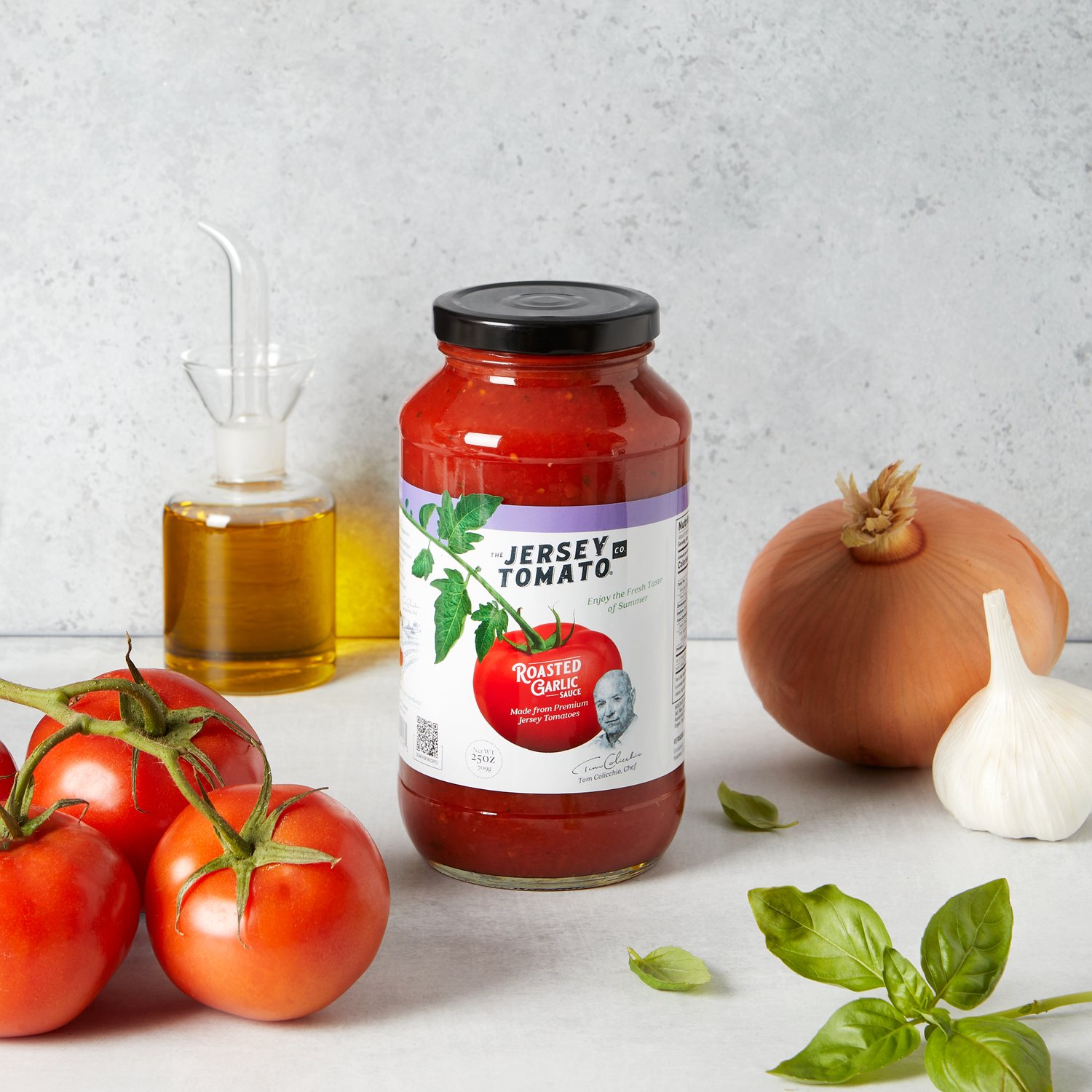 Roasted Garlic Sauce — Jars — The Jersey Tomato Co.