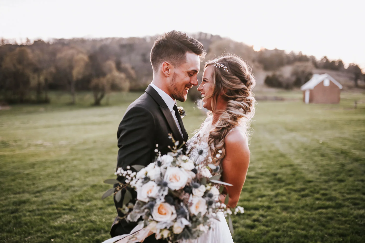 Dusty Blue & Sage Green Wedding Inspired Shoot at Historic Mansion Amongst the Rolling Hills of Tennessee 