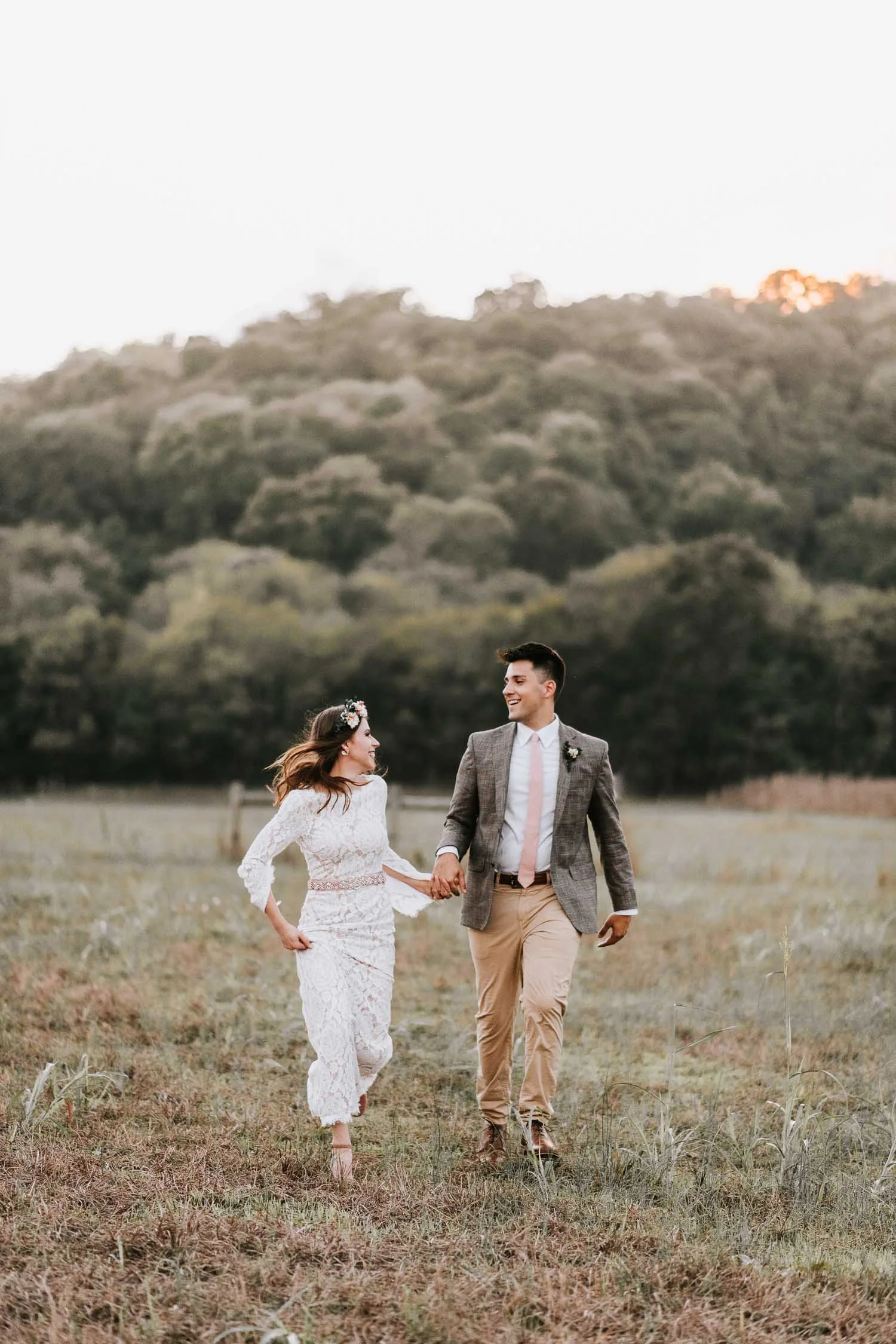 Cameron + Jessica | Intimate Bohemian Wedding at Battle Mountain Farm