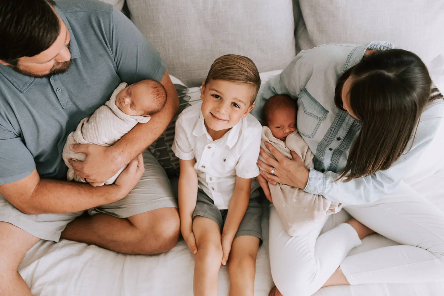 Baker Twins | Lifestyle Newborn Session in Nolensville TN