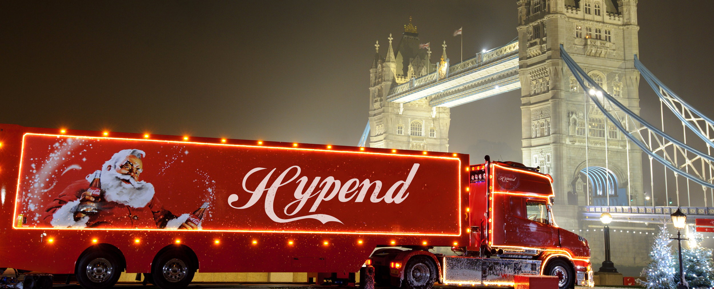 Hypend Homage for Coca Cola Christmas Truck December 2017 Designed by: Miikka Marjamäki