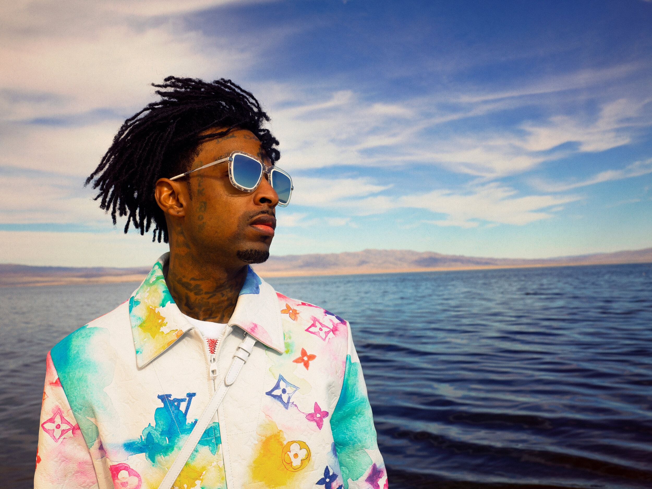 Louis Vuitton Summer 2021 by Virgil Abloh featuring 21 Savage, Magazine, HYPEND