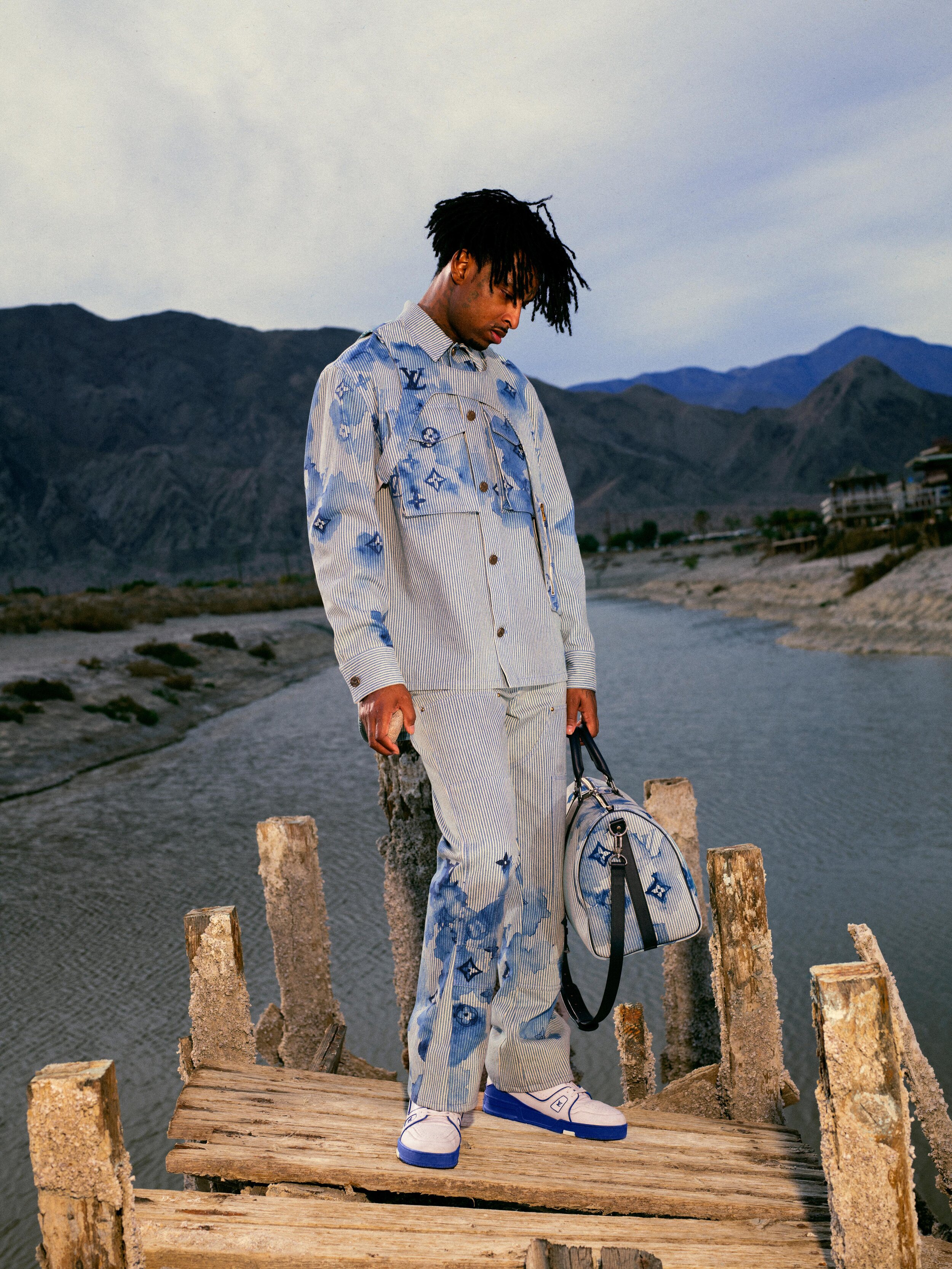 Louis Vuitton Summer 2021 by Virgil Abloh featuring 21 Savage