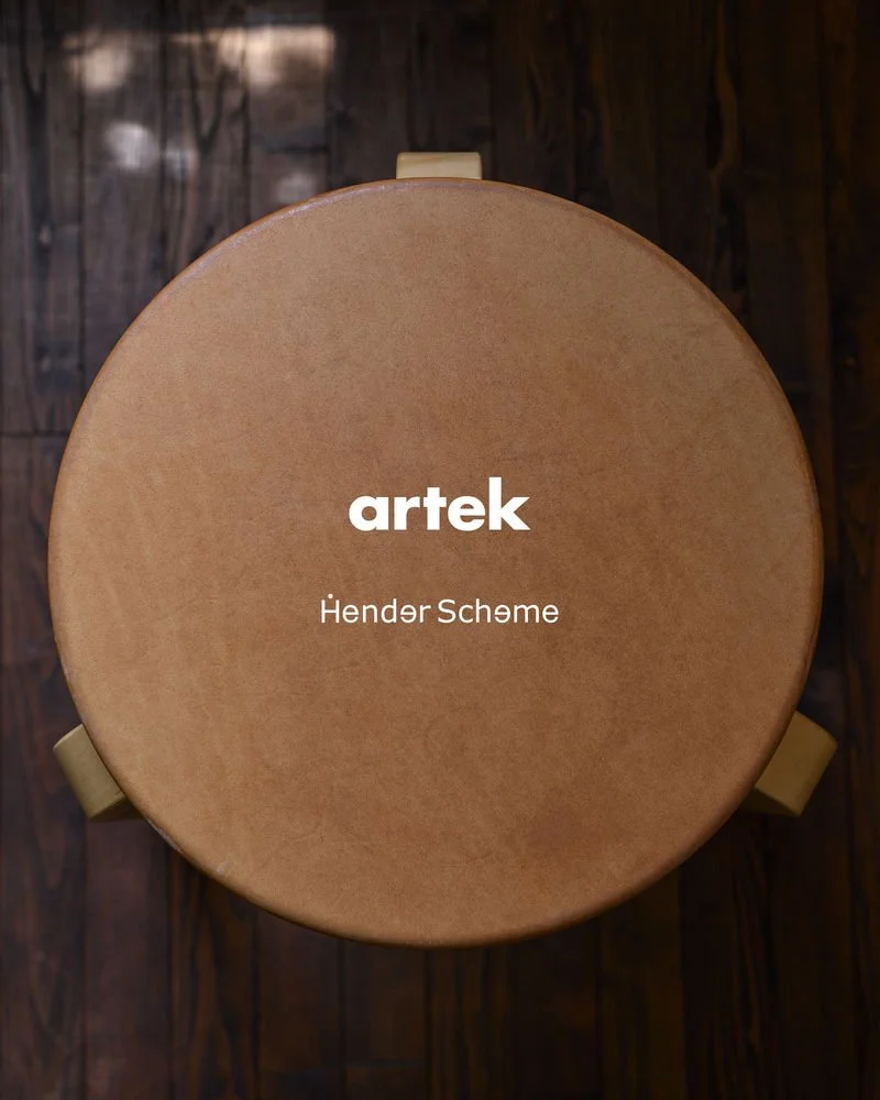 Shoes for Stools: Artek + Hender Scheme Brings Japanese Leather Craft to Finnish Design Classics