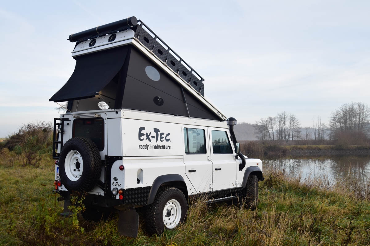 Ex-Tec Defender weiß Hard-Tent schwarz matt