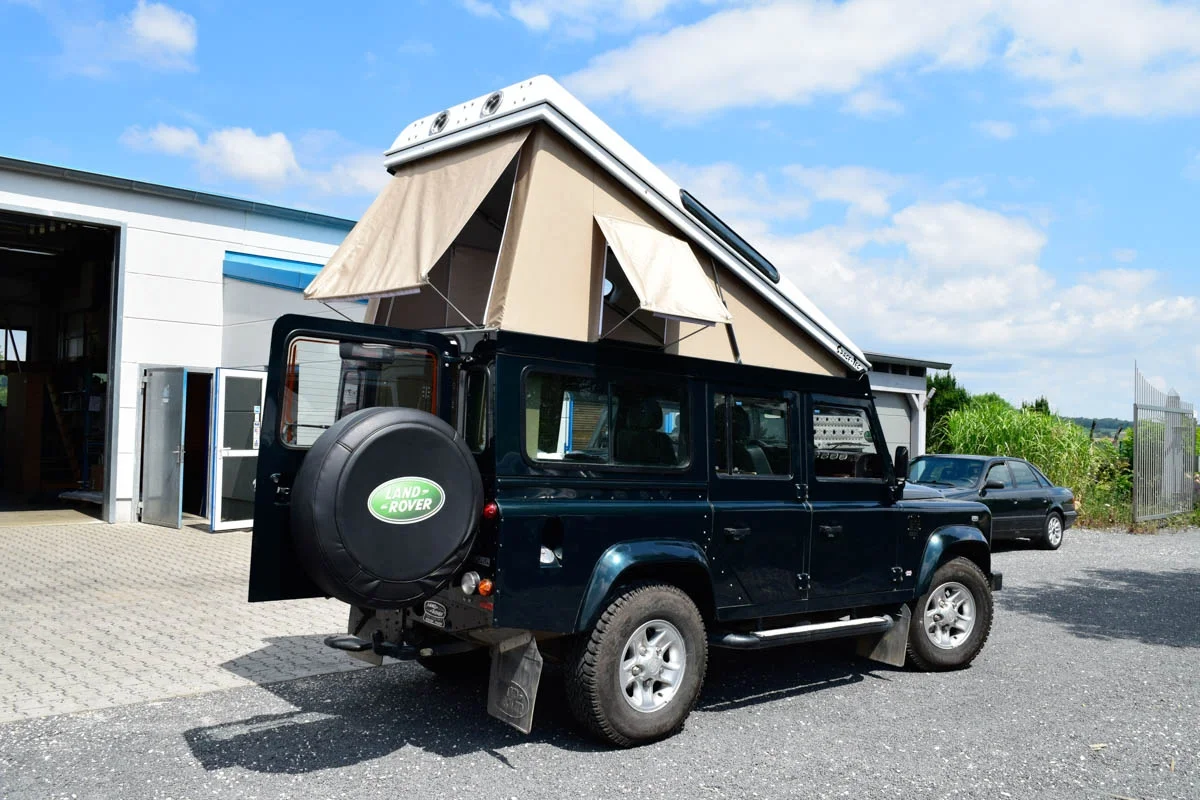 Ex-Tec Defender dunkelgrünmetallic View-Tent sand