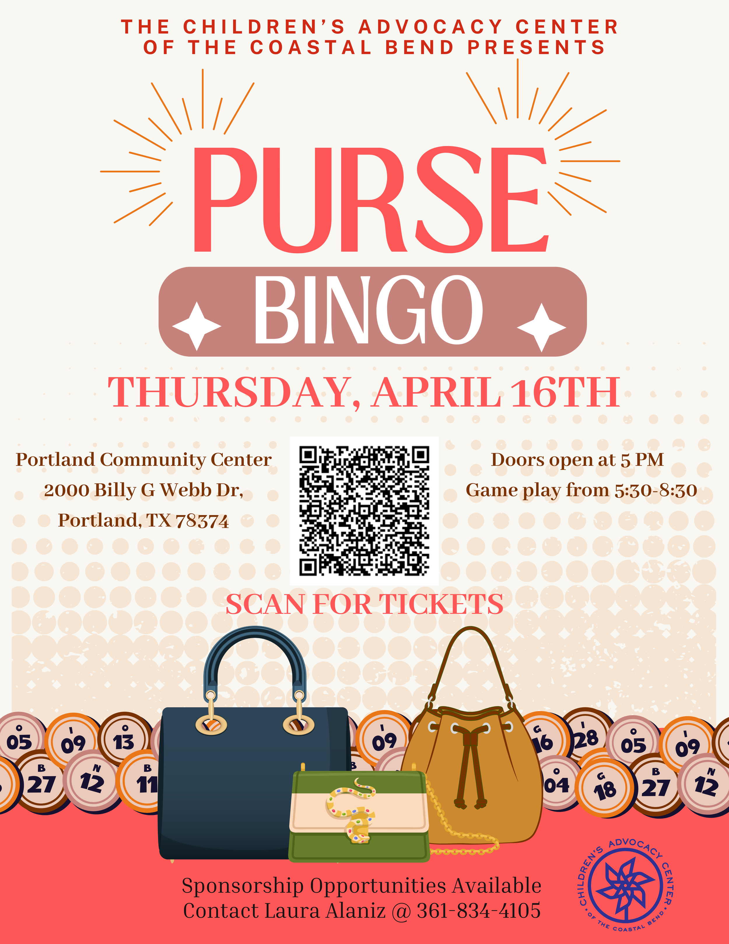 Purse Bingo Benefiting The Children's Advocacy Center of the Coastal Bend
