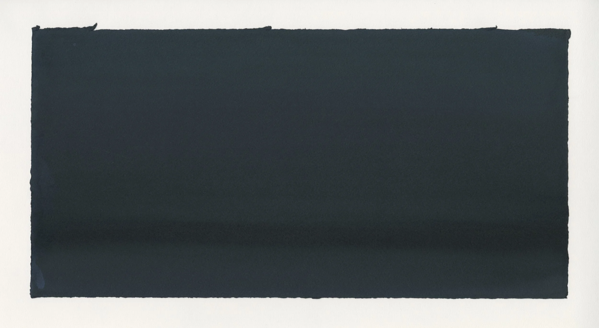   Sea Nocturne, 2024   Watercolor on Paper, 38.1X19.1 cm (15X7.5 inches) 
