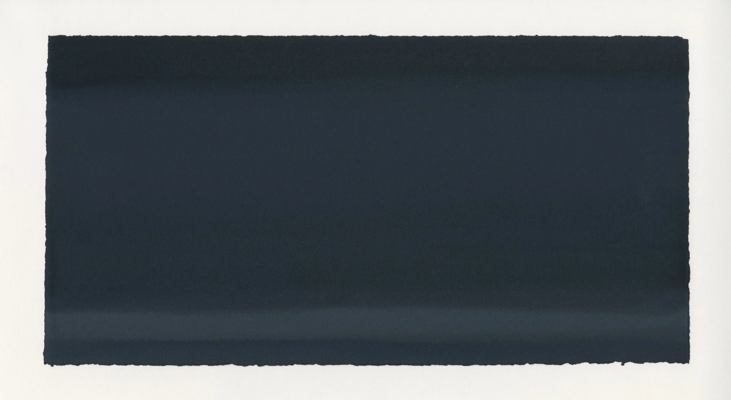  Sea Nocturne, 2024   Watercolor on Paper, 37.5X19.3 cm (14.75X7.6 inches) 