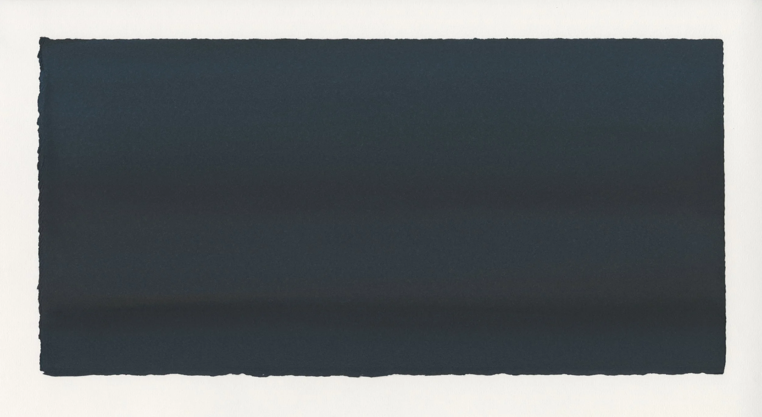   Sea Nocturne, 2024   Watercolor on Paper, 38.2X18.8 cm (15.05X7.4 inches) 
